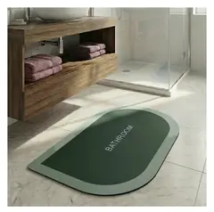 Alfombra absorbente semicírculo bathroom - OHANA MAYORISTA 