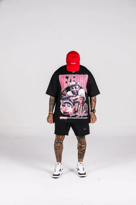 Camiseta Oversized Bezerra da Silva - Preto