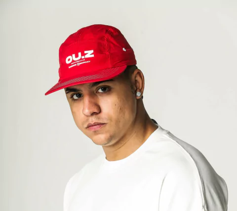 Boné Five Panel - Vermelho