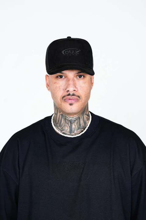 Boné SnapBack OU.Z CLTN - Preto - comprar online