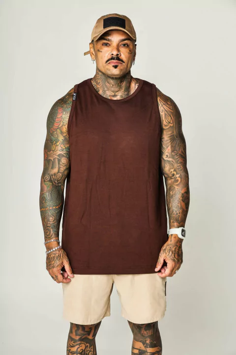 Regata Oversized - Marrom - comprar online