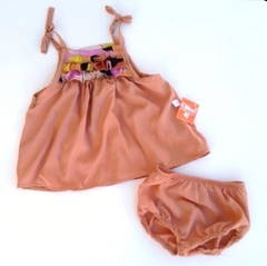 Vestido AGHATA TOST + Bombacha pañalera