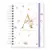 Caderno A5: Alfabeto Flor Lilac - comprar online