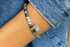 Bracelete de Pedra da Lua bruta
