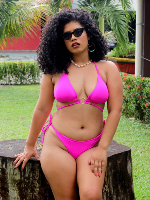 Biquini Cortininha Argola - comprar online