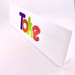 Placa Identificação Sinalização De Mesa Personalizada 1unid - comprar online
