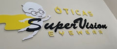Logo de Parede em PVC 20MM Externo, fachada na internet