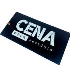 Imagem do Placa Sinalização Ambiente Espelhada Personalizada 40x20