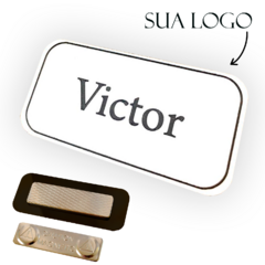 Broche Crachá Boton Doutor Magnético Escovado/Espelhado Imã Personalizado 6X3 na internet