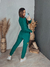 CALÇA CARGO ROMANA EM MOLETINHO - VERDE - Miss Pink