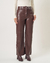 Imagem do CALÇA WIDE LEG SELINA EM PU - MARROM