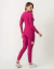 BLUSA DE MANGA LONGA, DECOTE U EM RIBANA - FUCSIA - Miss Pink