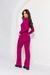 WIDE LEG BIANCA EM MOLETINHO - FUCSIA - Miss Pink