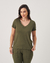 BLUSA EMMA EM VISCOLYCRA - VERDE MILITAR