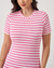 VESTIDO CAMILA EM LISTRA ENCHANTE - ROSA - Miss Pink