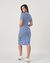 VESTIDO CAMILA EM LISTRA ENCHANTE - AZUL - comprar online