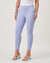 CALÇA SKINNY EM MALHA RISCA DE GIZ - AZUL BABY BLUE