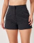 SHORTS ANASTASIA EM ALFAIATARIA - PRETO COM BRILHO PRATA