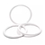 Kit 4 Argola de plástico 100mm (10cm) Ritas - comprar online