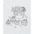 Pano de Copa Pintura 45x70cm Circulo (unidade/100% algodão) - comprar online