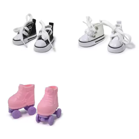 Sapatos para Amigurumi Circulo (par 5cm) - Acessórios