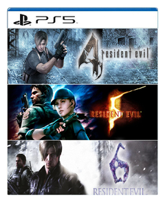PACOTE TRIPLO RESIDENT EVIL PARA PS5
