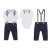 Conjunto Baby Longo Plush Body e Calça Malha Mesclada com Suspensório Paraiso - comprar online