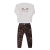 Conjunto de Inverno Blusa Pelúcia e Calça Plush Animal Print Le Bhua - Loja Amo Paraiso