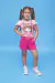 Shorts de Verão Feminino Molecotton Barra Arredondada Le Bhua