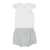 Conjunto Baby Curto Body Malha Confort e Shorts Polifiado Estampa Vichy Letut - Loja Amo Paraiso