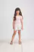 Conjunto Kids Verão Feminino Com Blusa e Shorts Paraiso na internet