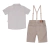 Conjunto Kids 1 Verão Masculino Com Shorts e Camiseta Paraiso - Loja Amo Paraiso