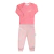 Conjunto Baby Longo Feminino em Ribana Canelada Body com Costas Transpassadas e Calça Estampada Letut na internet
