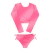 Conjunto Praia Kids 2 Feminino Com Blusa e Calcinha Le Bhua na internet