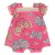 Macacão Curto Verão Feminino Com Vestido Falso Estampado E Mangas Bufantes Le Bhua - comprar online