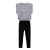 Imagem do Conjunto Inverno Feminino Blusa Pelúcia Estampada e Calça Ultramicro Le Bhua