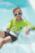 Conjunto Praia Kids 2 Masculino Com Sunga e Blusa Manga Longa Com Proteção UV Le Bhua