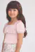 Conjunto Kids Verão Feminino Com Blusa e Shorts Paraiso - comprar online