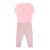 Conjunto Baby Longo Body Malha Polifiado e Calça Canelada Estampada Paraiso - comprar online