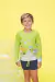 Conjunto Praia Kids 2 Masculino Com Sunga e Blusa Manga Longa Com Proteção UV Le Bhua na internet