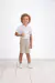 Conjunto Kids 1 Verão Masculino Com Shorts e Camiseta Paraiso