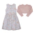 Conjunto Vestido Chiffon Estampado e Bolero Pelo Foil Brilhoso Festa Paraiso - Loja Amo Paraiso