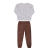 Conjunto Inverno Blusa Pluminha Mescla e Calça Plush Le Bhua na internet