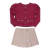 Conjunto Casaco Suedine Bordado e Shorts Saia Sarja Canelada Elegante Paraiso - comprar online