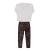 Conjunto de Inverno Blusa Pelúcia e Calça Plush Animal Print Le Bhua - loja online