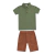 Conjunto Kids 1 Verão Masculino Com Camiseta Polo e Shorts Paraiso na internet