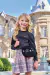 Conjunto Blusa Detalhe Guipir e Saia Shorts Estampada com Bolsa Plush Paraiso - comprar online