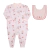 Macacão Longo Meia Estação Feminino Com Babador Removível de Malha Conforto - comprar online