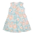 Vestido Verão Em Tecido Plano Estampado Com Elástico Nas Costas Le Bhua - comprar online