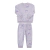 Conjunto Pijama Inverno Blusa e Calça em Pelo Estampado Lavanda Le Bhua na internet